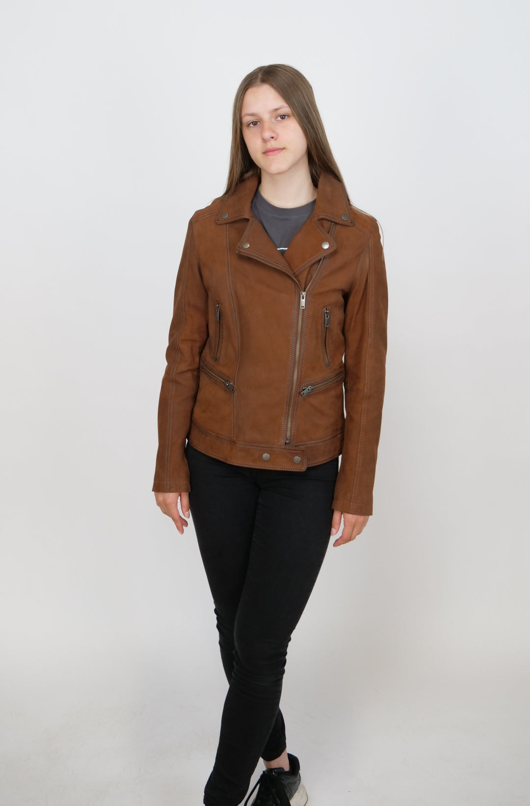 Gania - Sheep Nappa Leather - Women - Brown