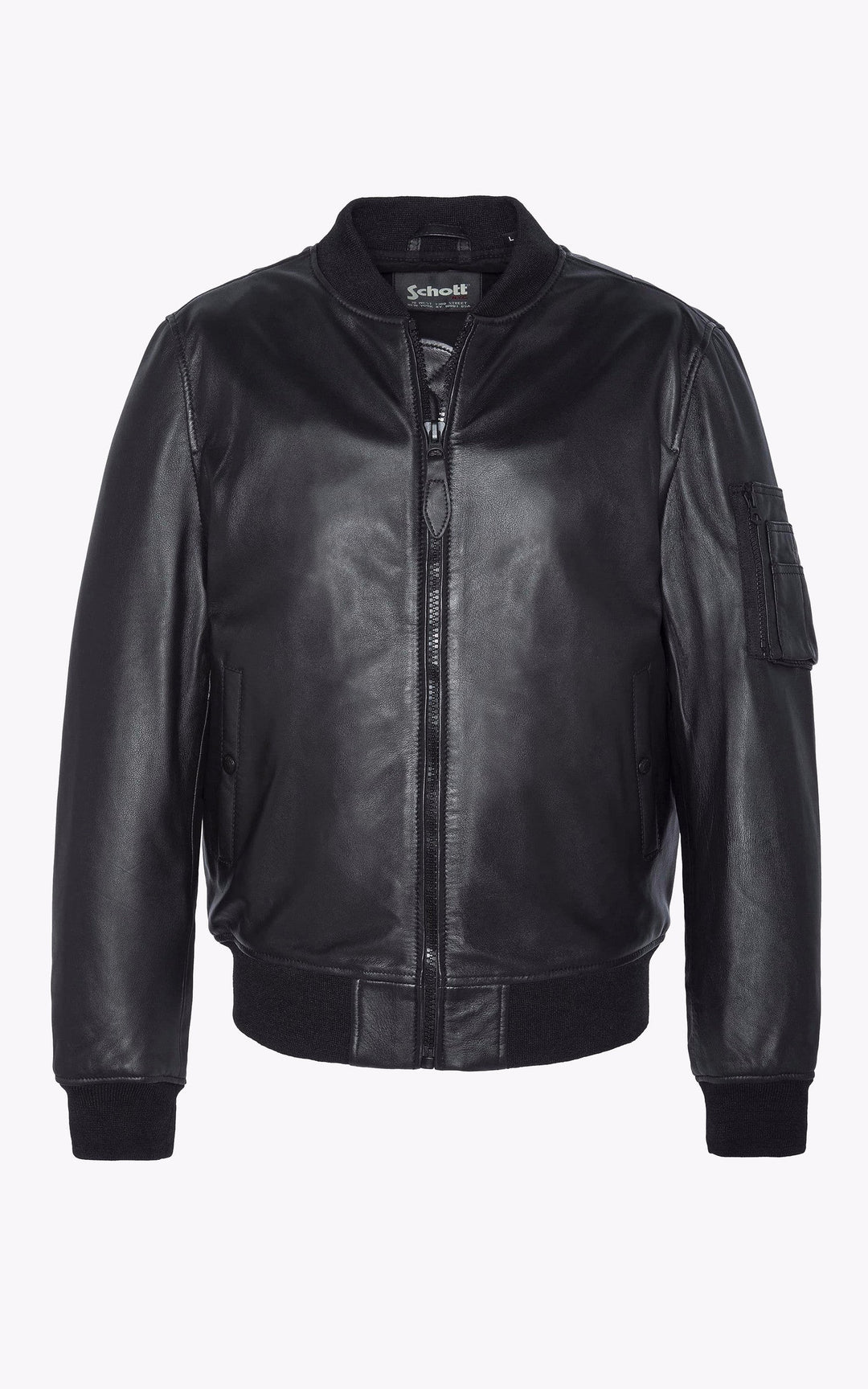 A "LCQUEENS" Noir Schott Blouson Homme details photo