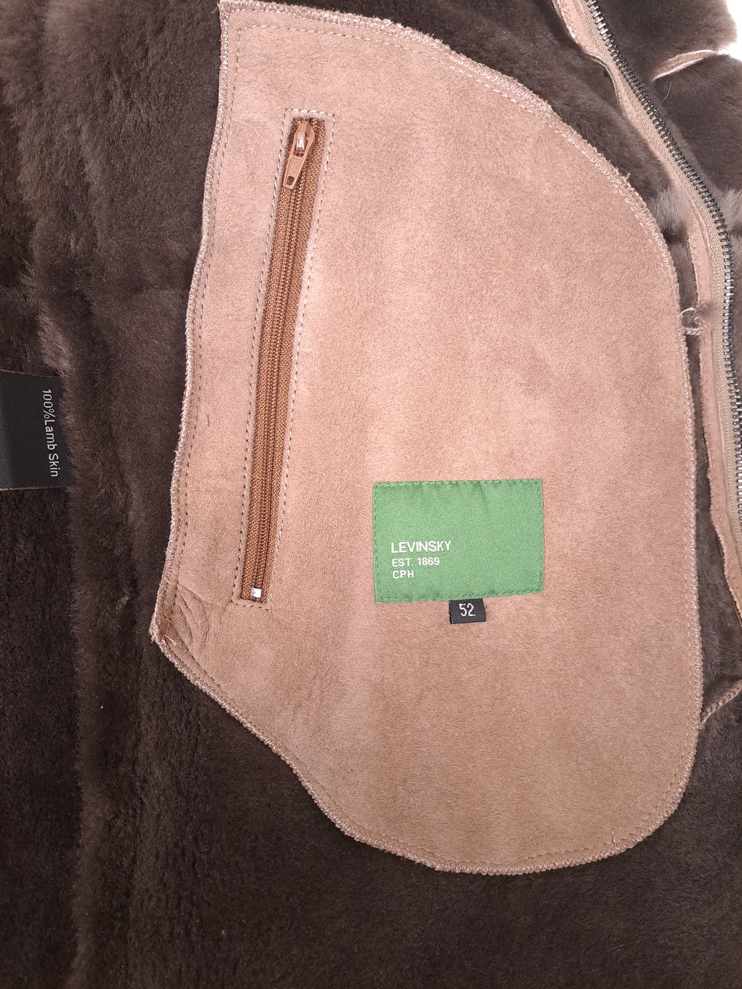 Carlo, 100 cm. - Krave - Ruskindslam - Mand - Mørk eg