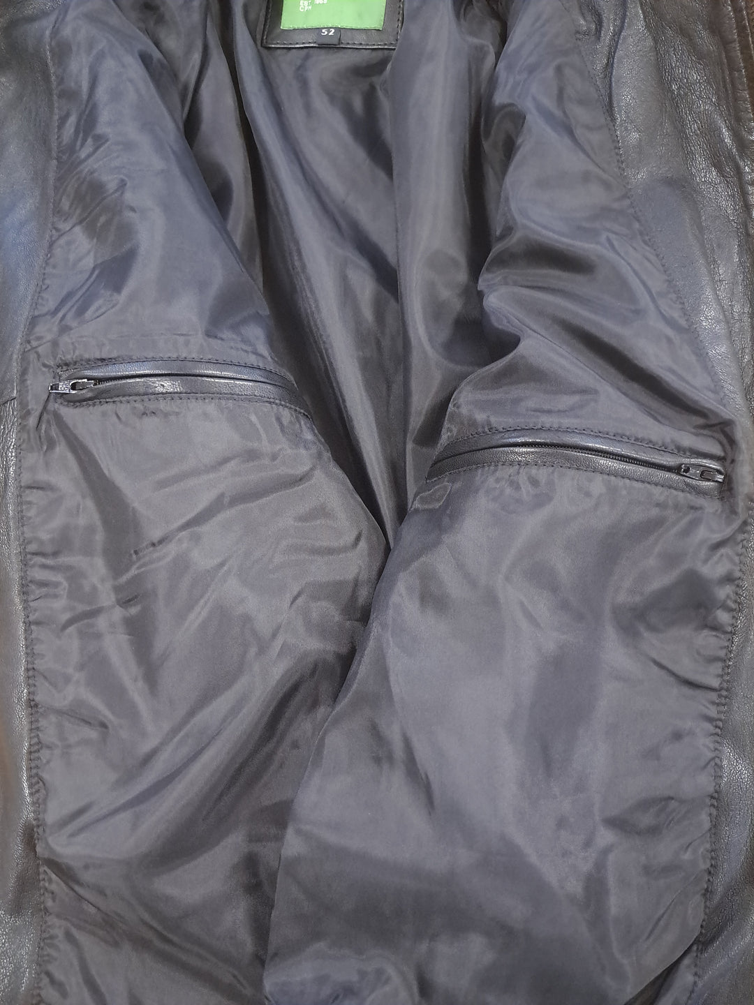 Ivar, 65 cm. - Lamb Polish Nappa Leather -Man - Black