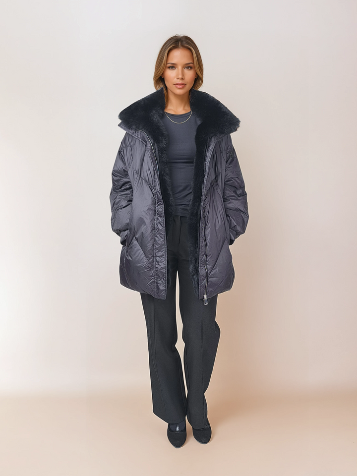 Elfenben, 80 cm. - Down - Dam - Svart