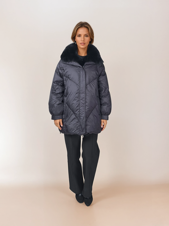 Elfenben, 80 cm. - Down - Dam - Svart