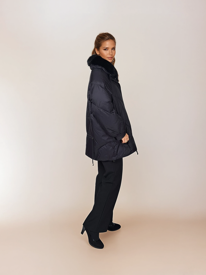 Elfenben, 80 cm. - Down - Dam - Svart