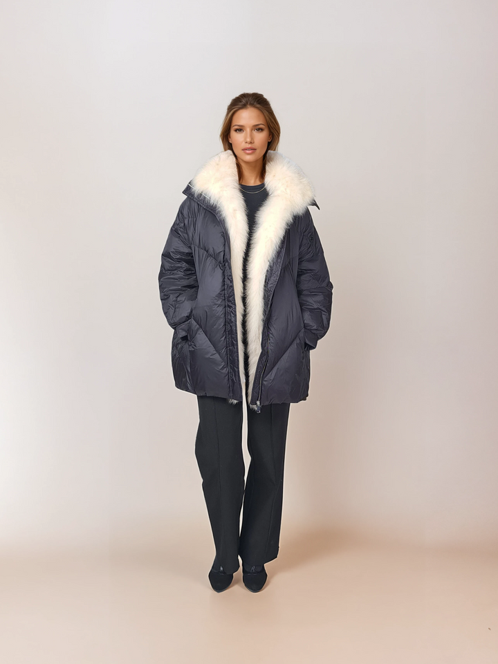 Elfenben, 80 cm. - Down - Dam - Svart