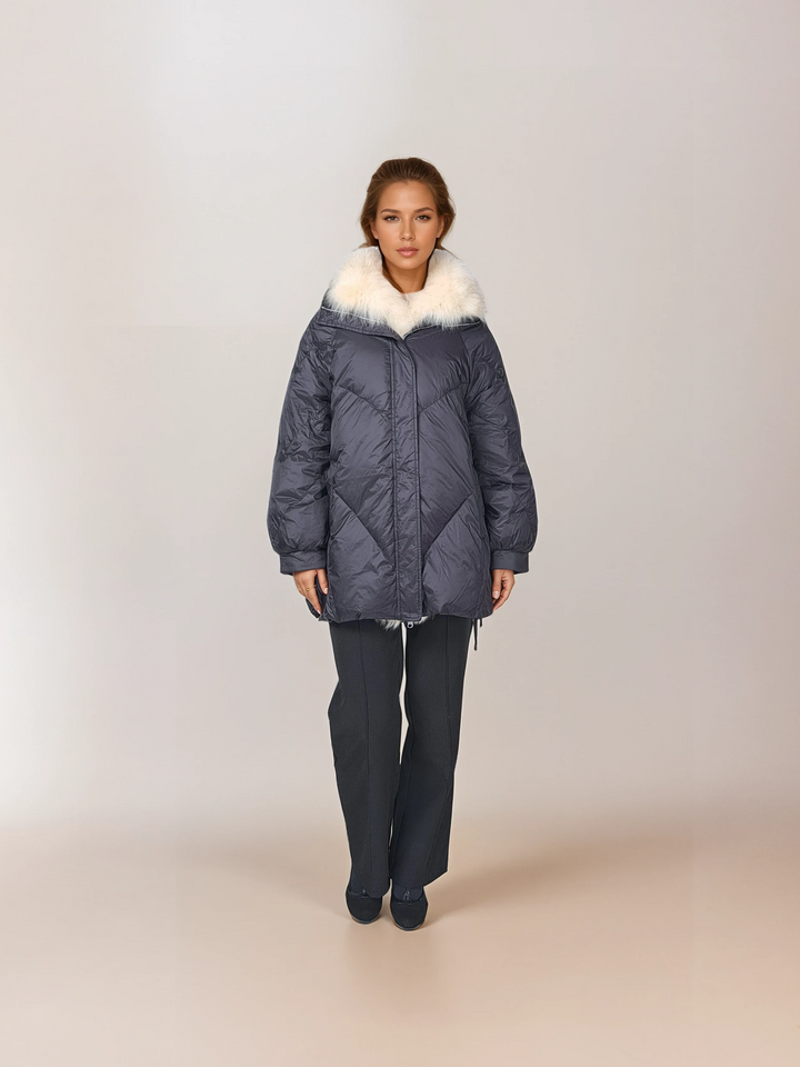 Elfenben, 80 cm. - Down - Dam - Svart