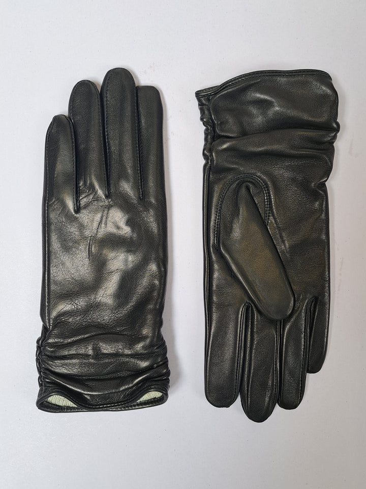 2261 Handske - Lamme Slink Læder - Tilbehør - Sort