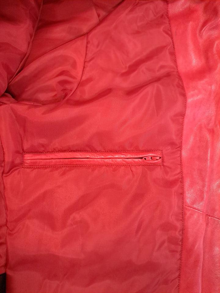 Charlie, 65 cm. - Krave - Lamme Polsk Nappa Læder - Mand - Chili Rød