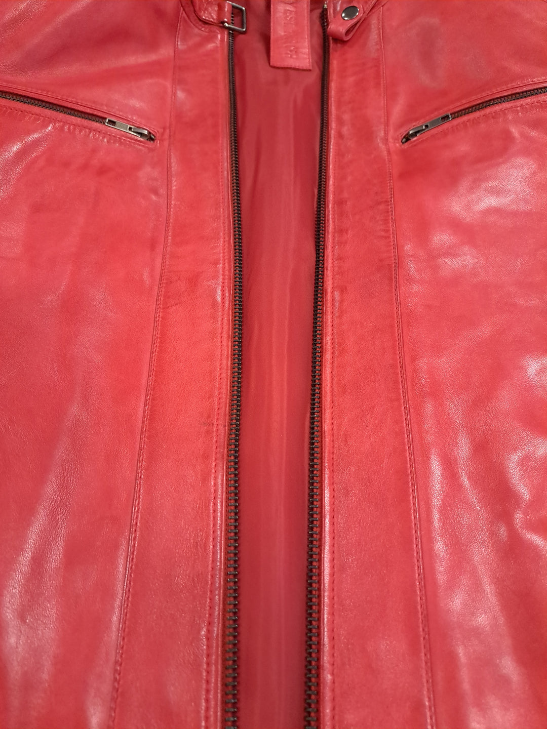 Charlie, 65 cm. - Krave - Lamme Polsk Nappa Læder - Mand - Chili Rød