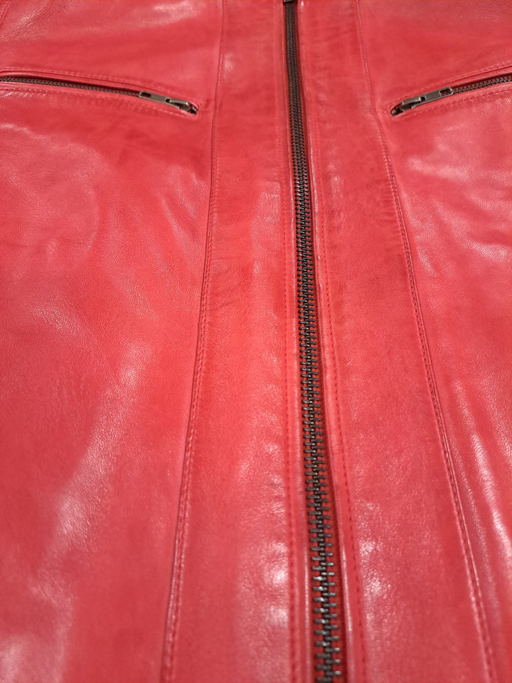 Charlie, 65 cm. - Krave - Lamme Polsk Nappa Læder - Mand - Chili Rød