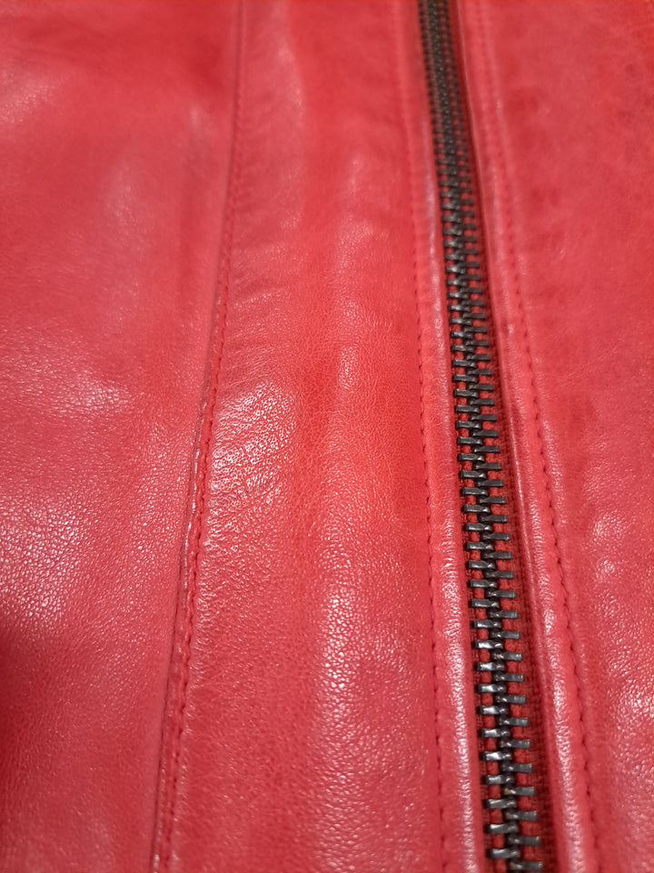 Charlie, 65 cm. - Krave - Lamme Polsk Nappa Læder - Mand - Chili Rød