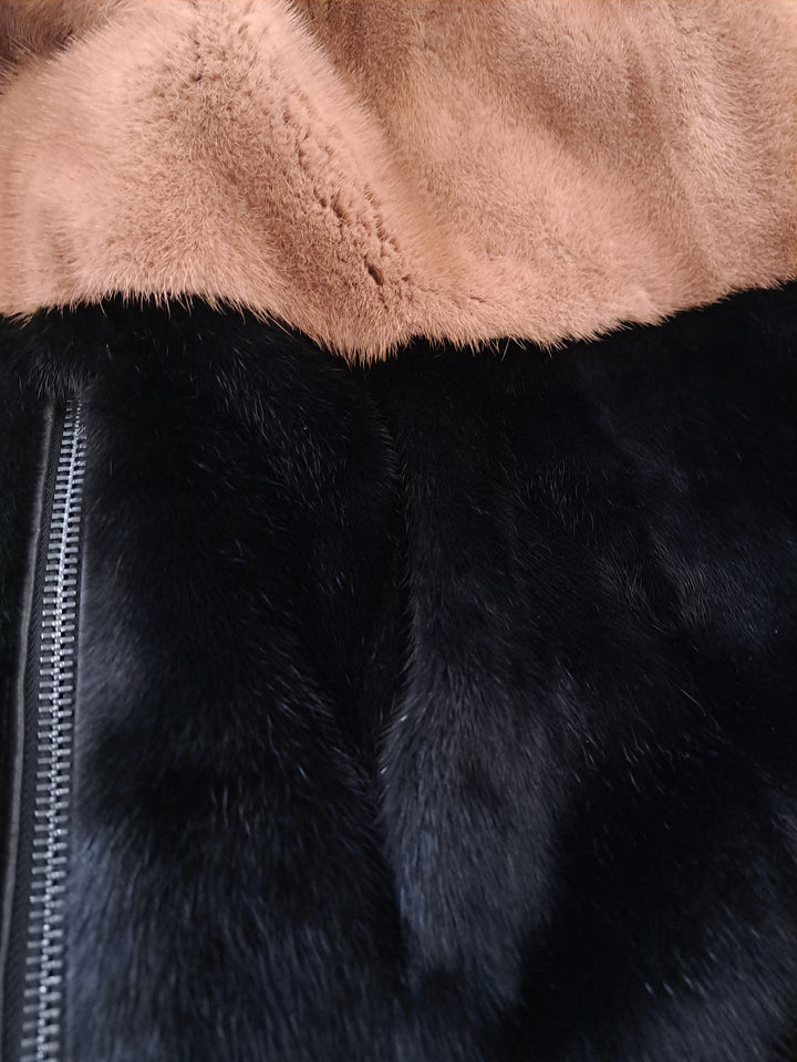 Ganaia, 85 cm. - Krave - Mink - Kvinder - Black & Dust Rose