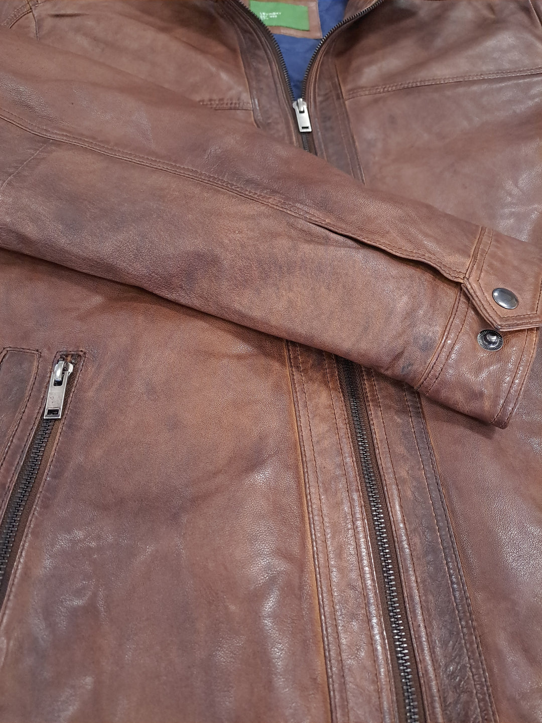 Brenton - Long - Lamb Polish Nappa Leather -Man - Copper Brown