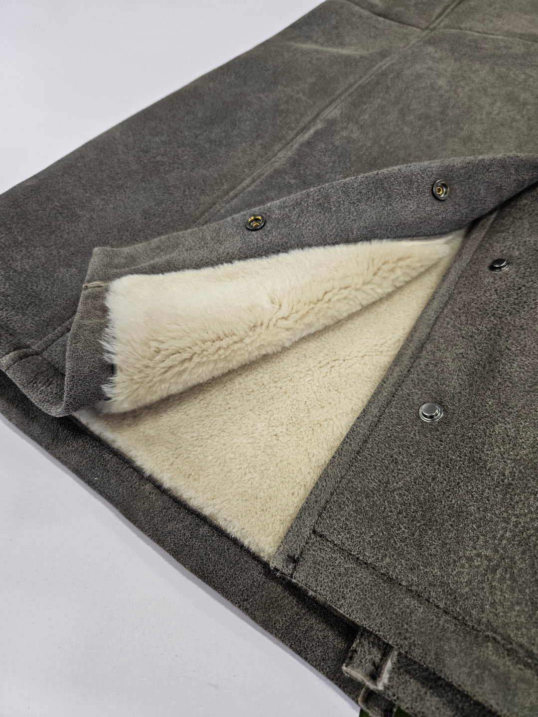 Carlo, 100 cm. - Collar Nappa Lamb Crack Washed - Man Dark Brown