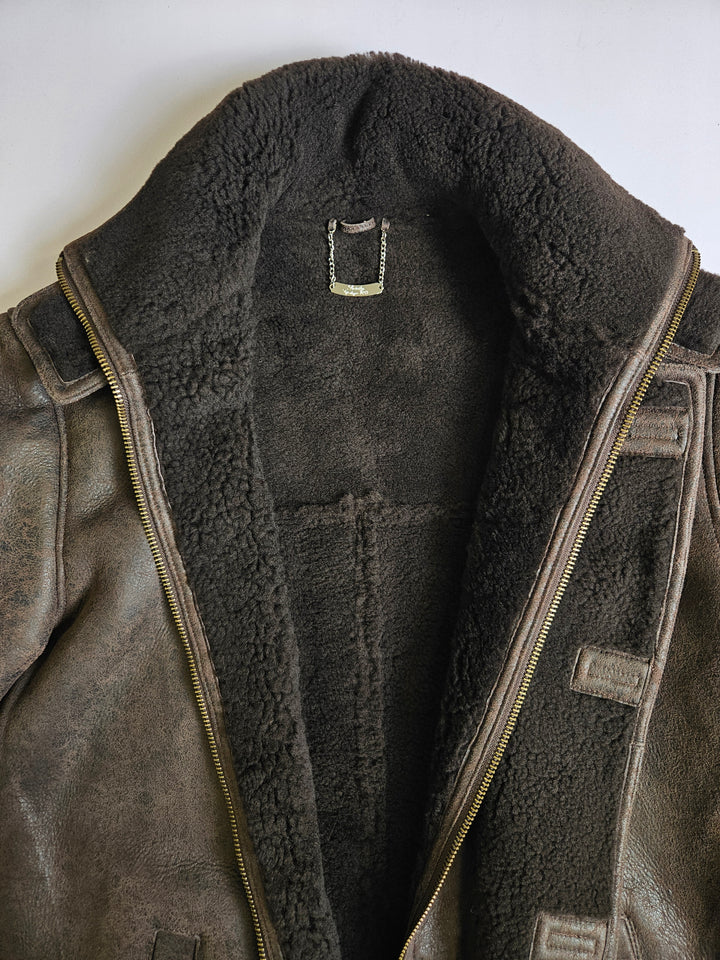 Owen, 85 cm. Nappa Lamb Crack - Man Brown