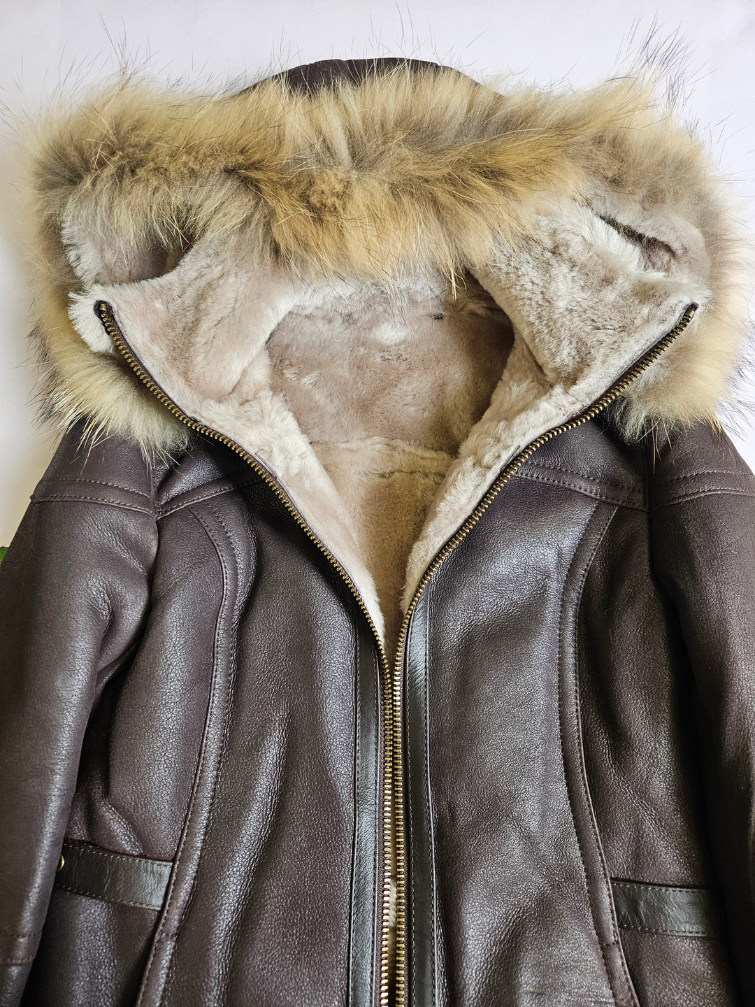 Sacha 59 cm Nappa Lamb Crack Washed -Women Dark Brown