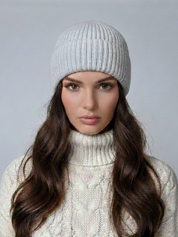 SY-1785 Chapeau - 100% laine - Accessoires - Gray