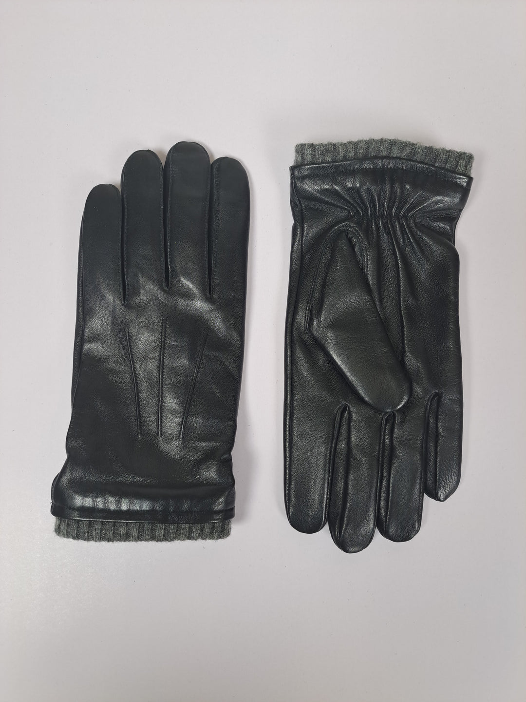 3230 Handske - Lamme Slink Læder - Tilbehør - Sort