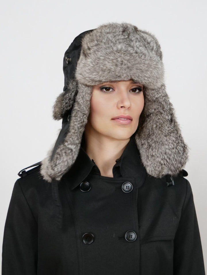 HL20C031 Trapper Hat - Textile - Accesories - Black