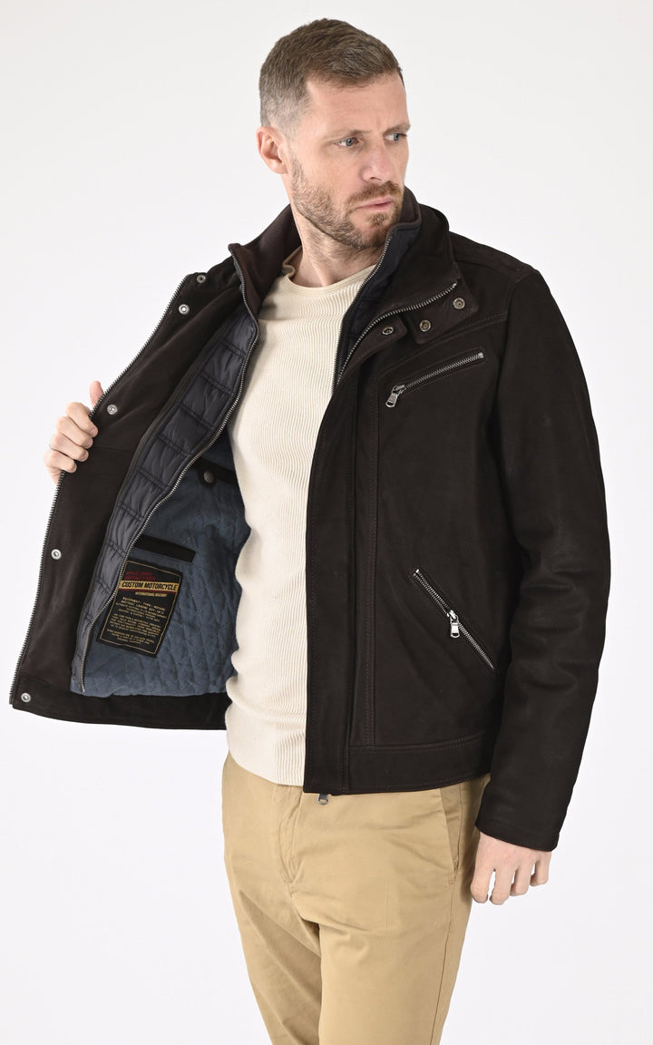 A "FALCON IC 100974" Marron Daytona 73 Blouson Homme interior photo