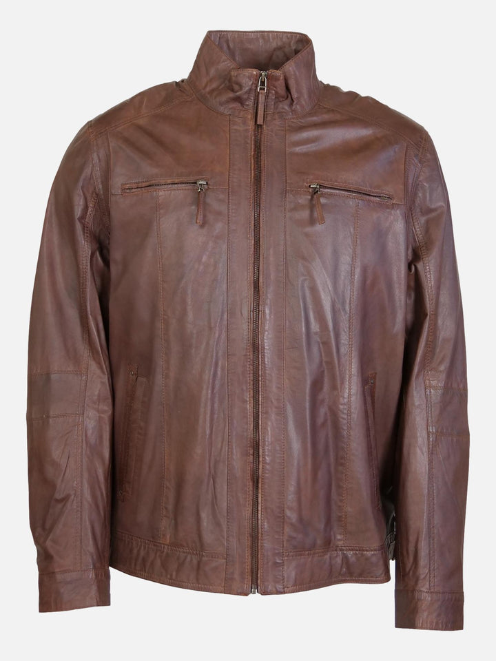 51540 - Lamb Malli Leather - Man - Parker Cognac