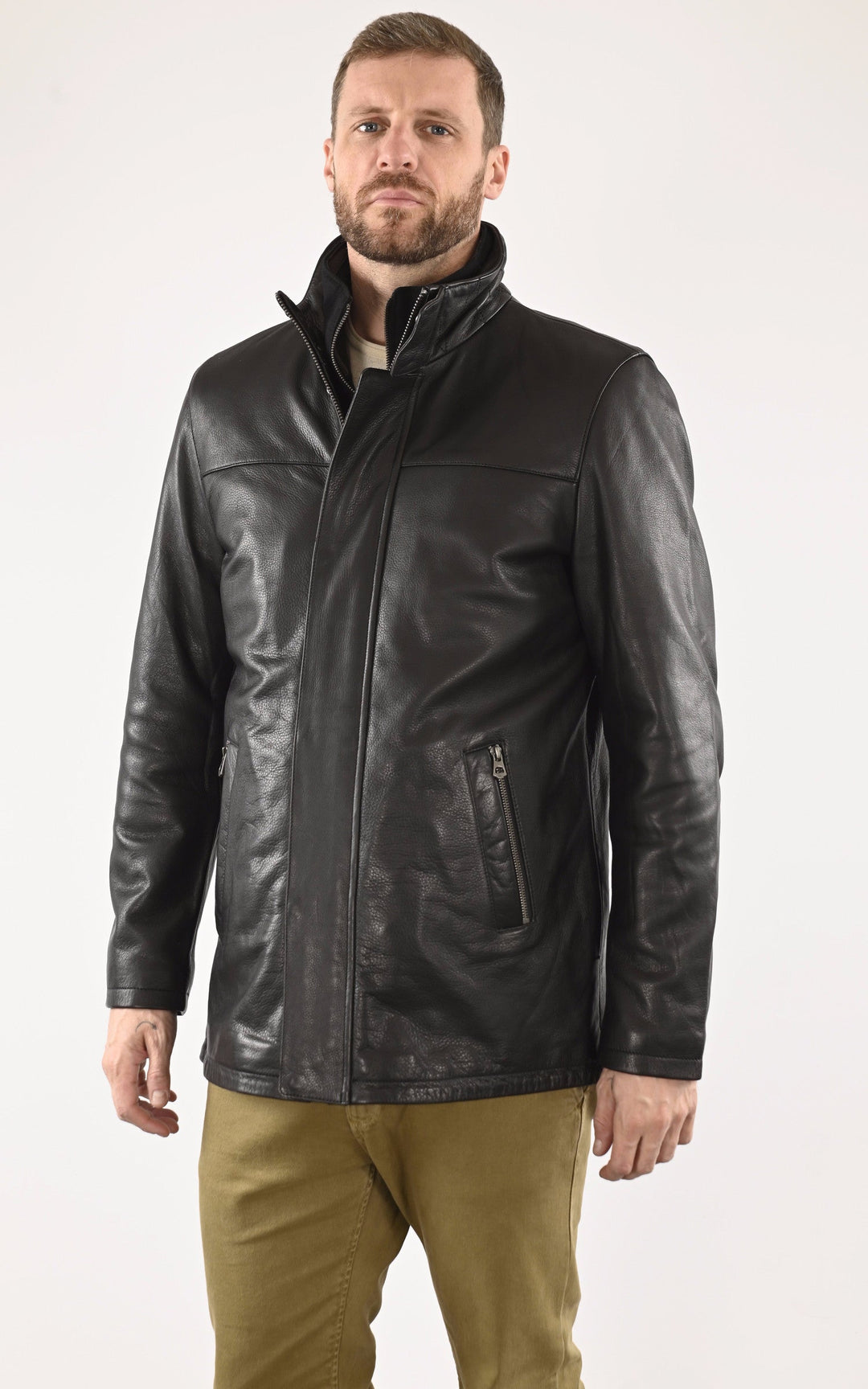 A "MIKA" Noir La Canadienne Blouson Homme opened photo