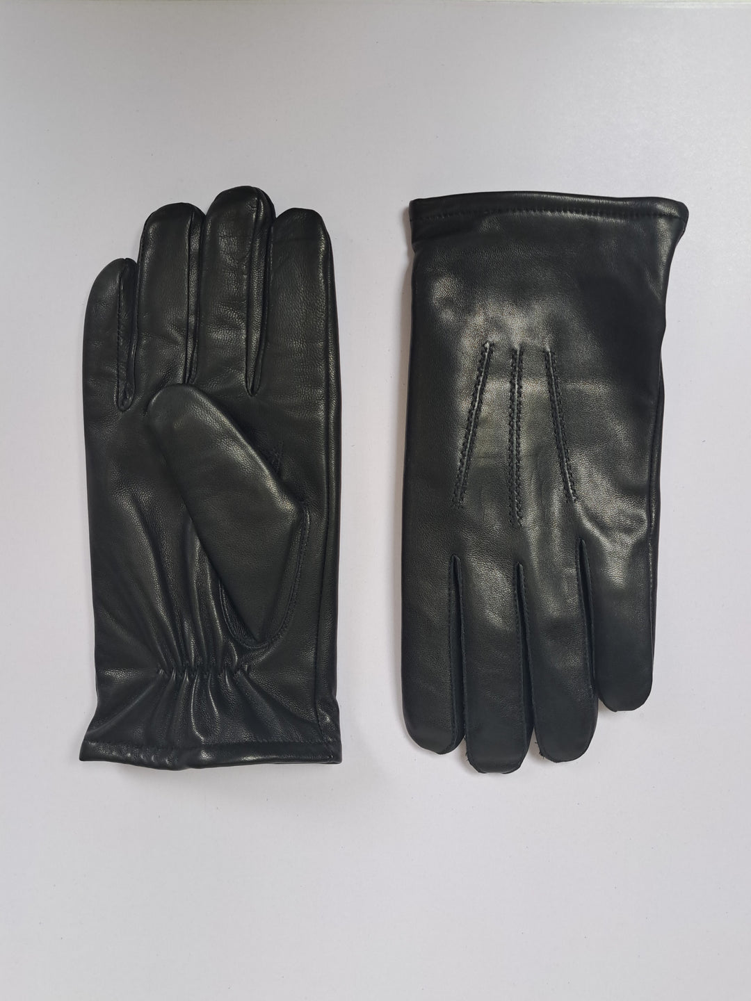 7607 Handske - Lamme Slink Læder - Tilbehør - Sort