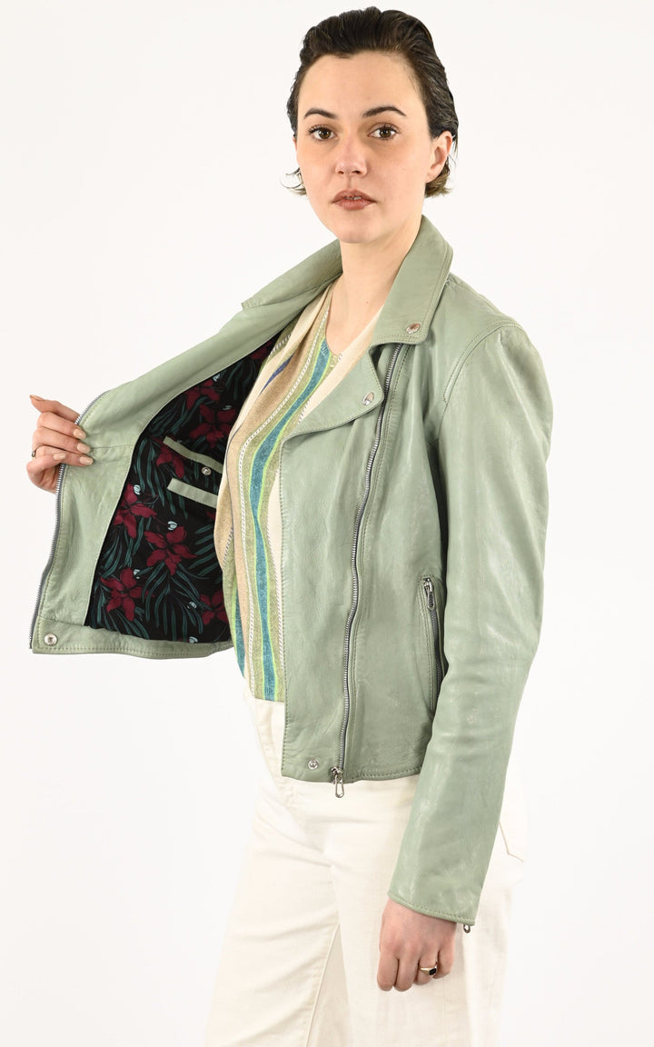 A "OLYMPE 101964" Vert de gris Rose Garden Blouson Femme interior photo