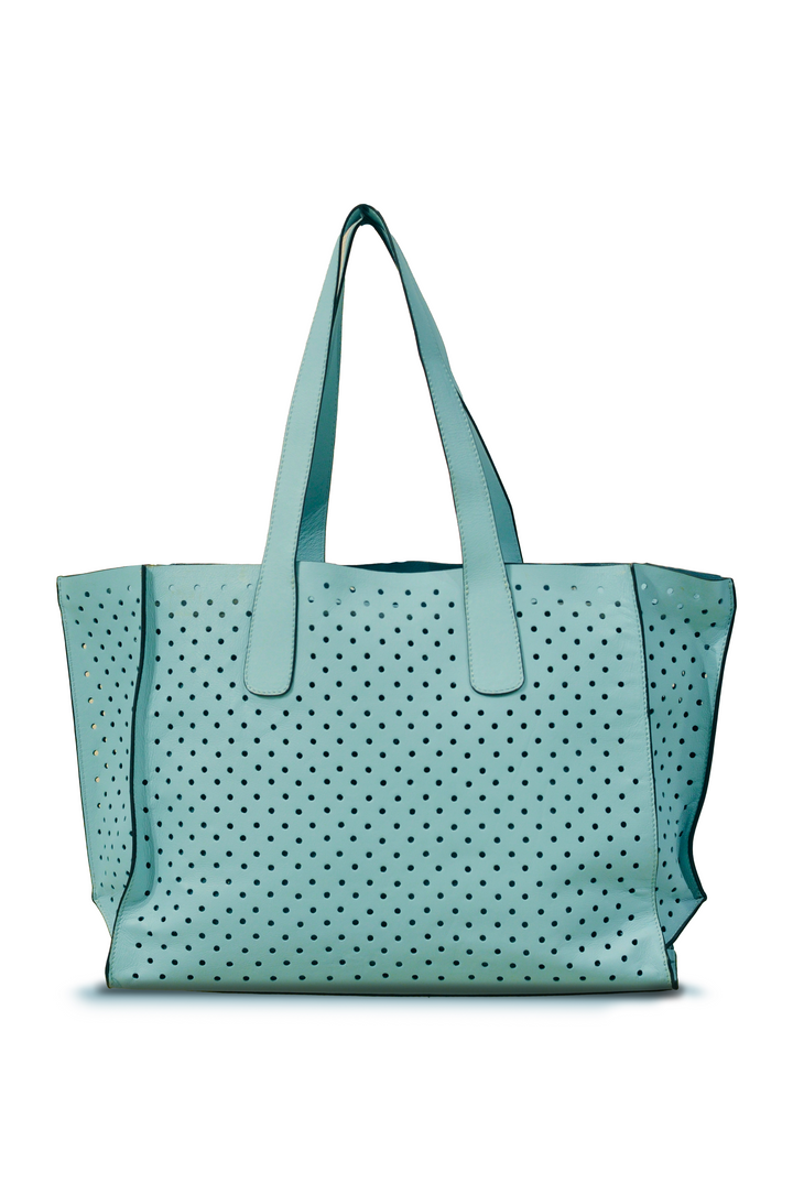 Sac préfabriqué - grand - LambrushedLeather-accesories - Blue T tein