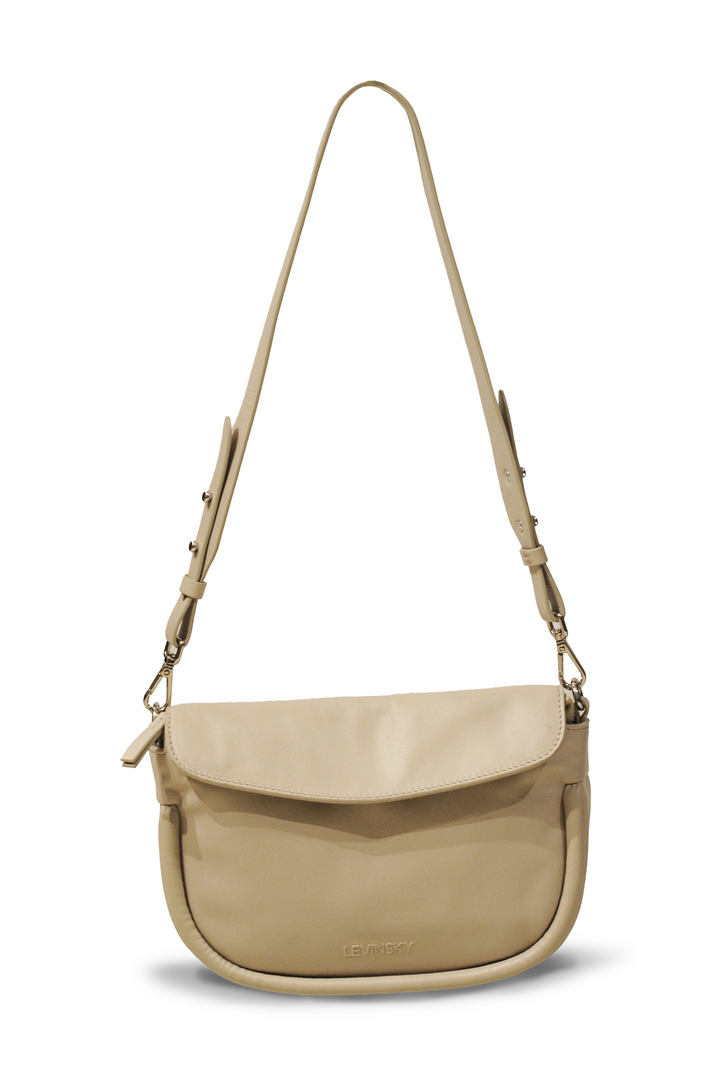 Umhängetasche 14840 - Ledertaschenzubehör - Beige