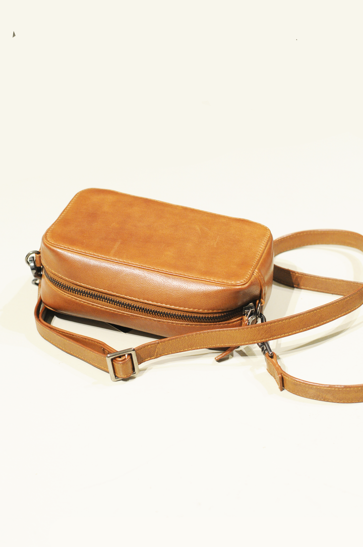 ALB -3497 Bag - Sheep Leather - Accesories - Dark Cognac