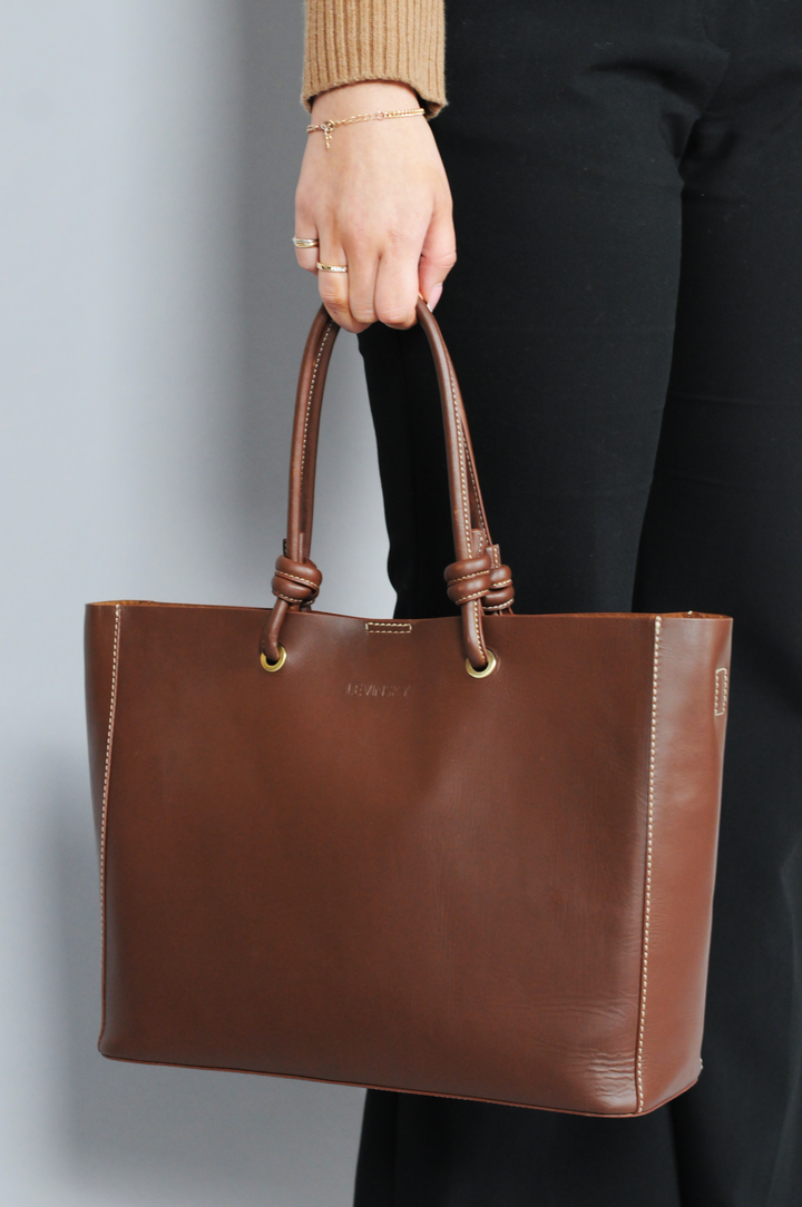 Tote Shopper 14838 - Accessoires de sac à main en cuir - Brown