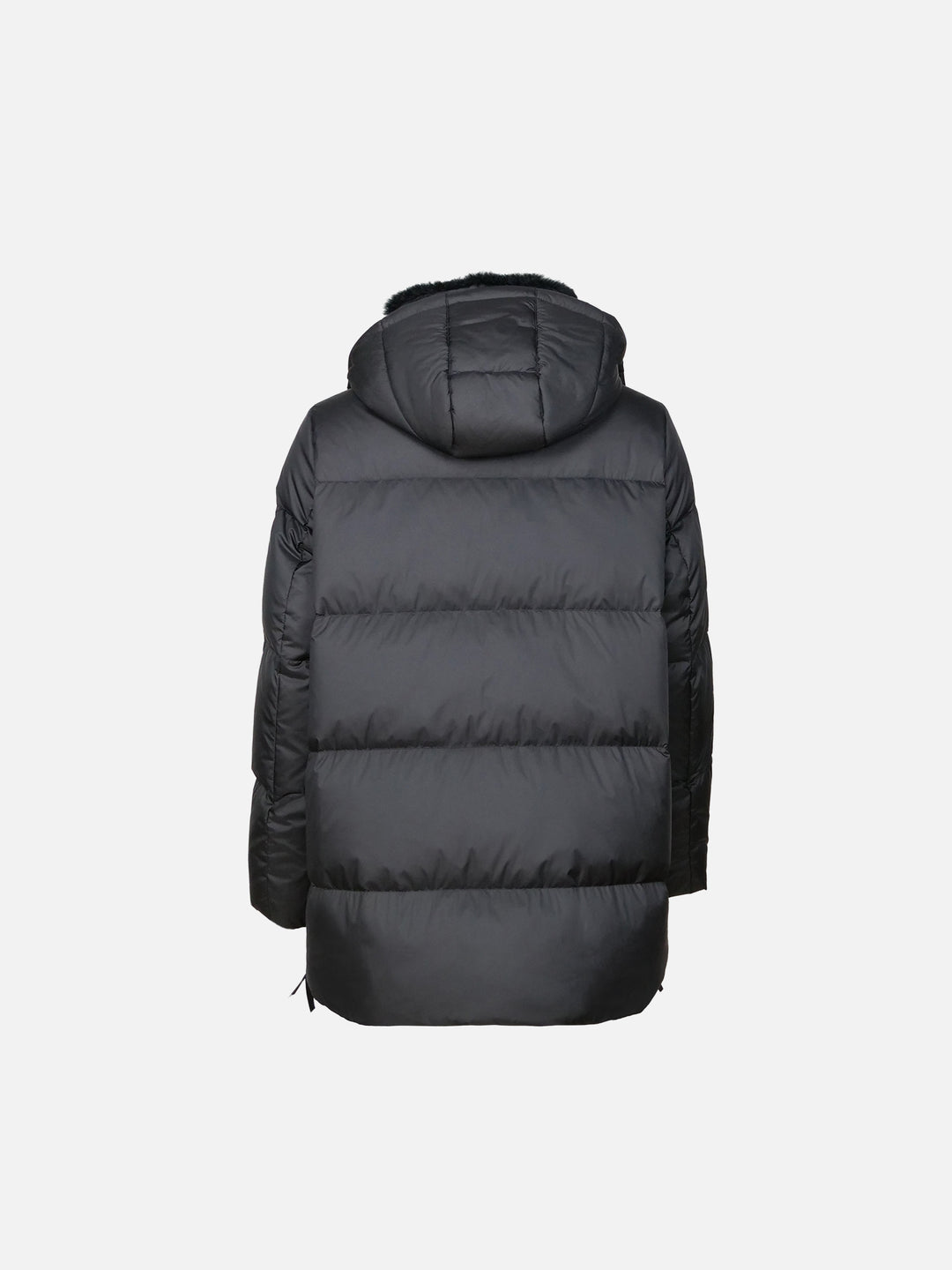 Hester, 75 cm. - Down Jacket With Hood - Women - Black