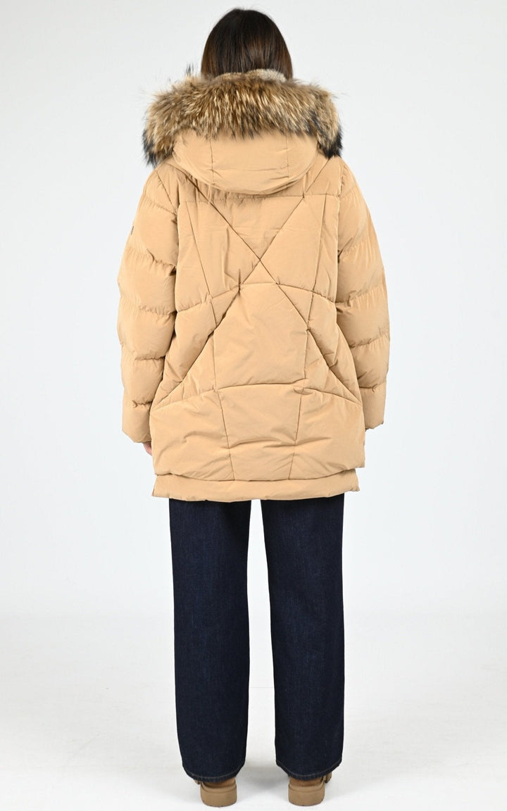 Ves doudoune Textile Femme Blonde No.8, modèle Frost 515 de couleur croissant 5400