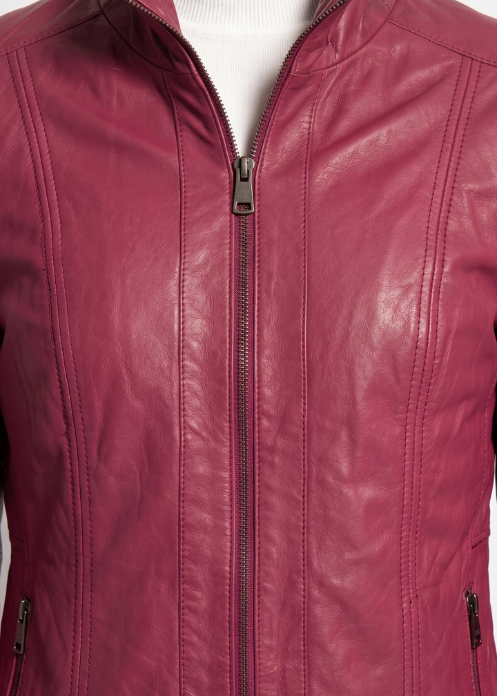 Alize, 60 cm. Lamb Malli Leather - Women Magneta