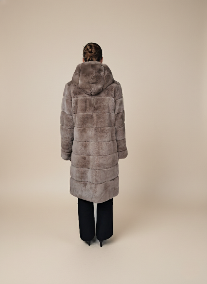 Petrovski, 100 cm. - Hætte - Rex - Kvinder - Cafe Latte