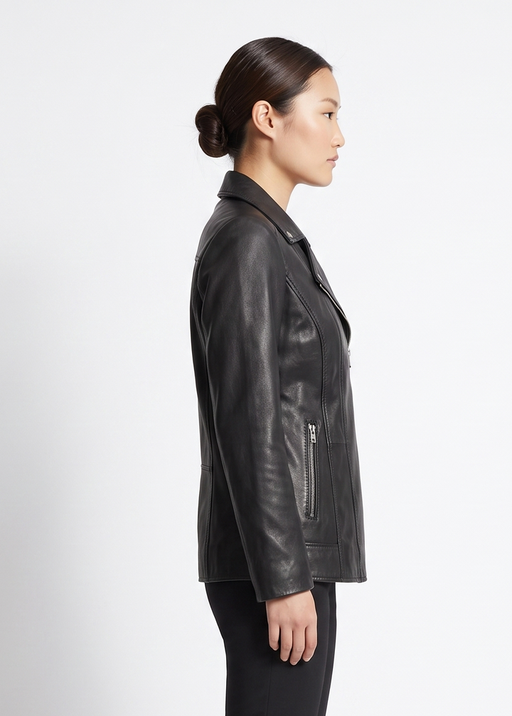 Bella - Comfort - Lamb Malli Læder - Damer - Sort