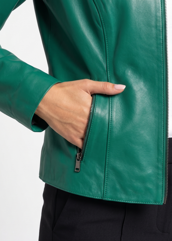 Manon, 55 cm. Lamb Dior Leather - Women New Green