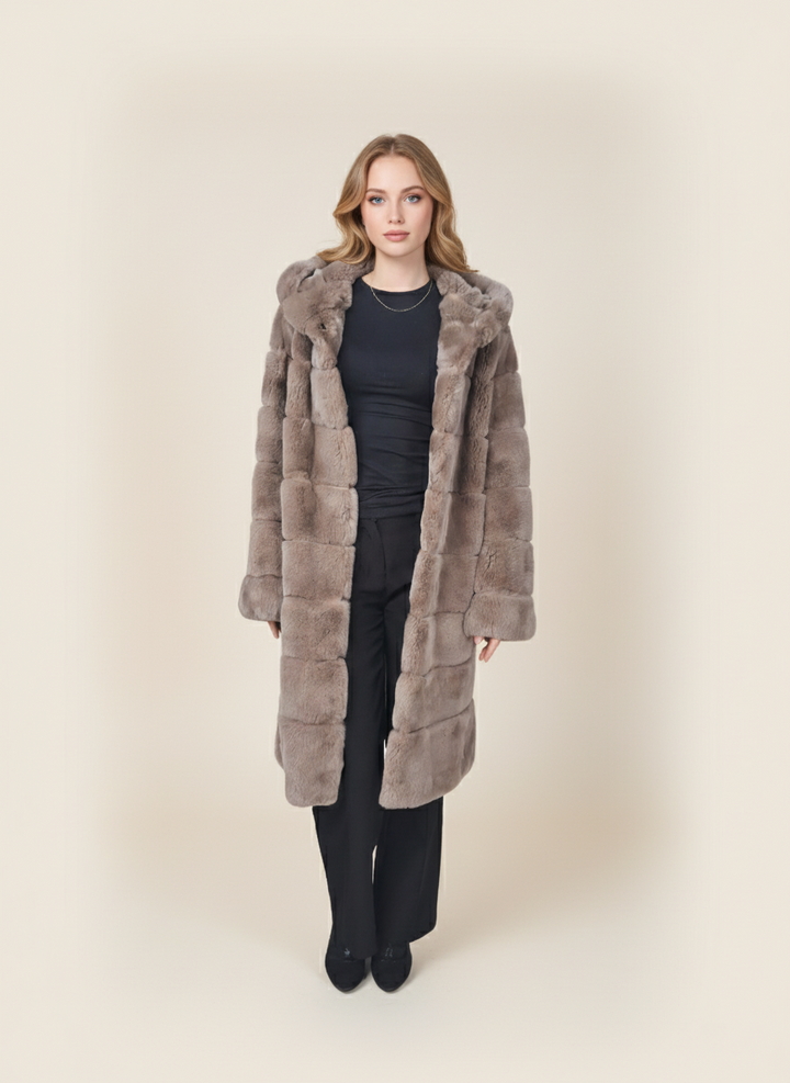 Petrovski, 100 cm. - Hætte - Rex - Kvinder - Cafe Latte