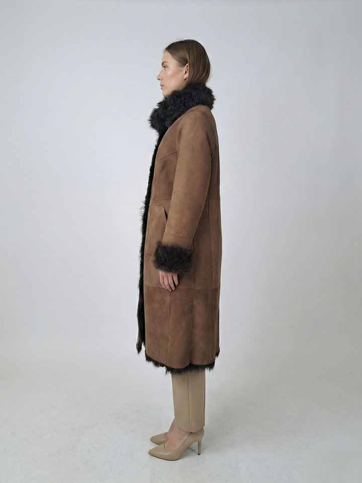 Jacurso, 105 cm. - Krave - Ruskindslam - Damer - Brun
