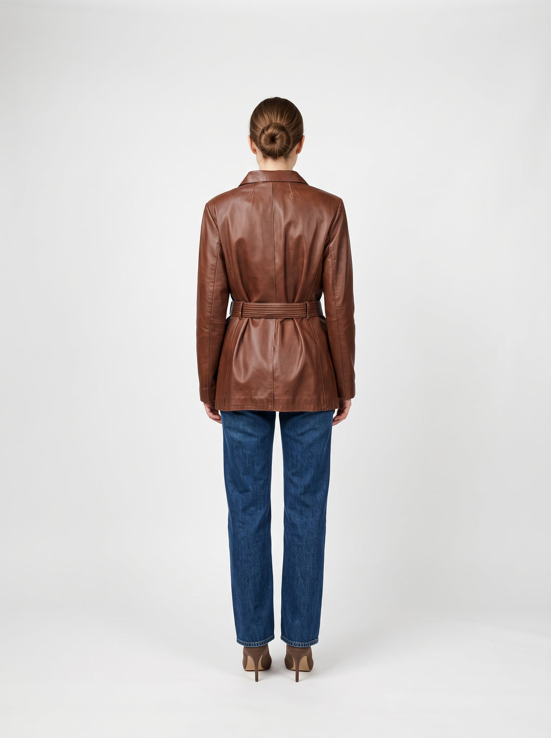 Jolene - Lamb Thick Dace Læder -Damer - Whisky