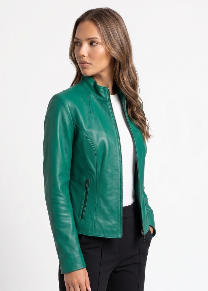 Manon, 55 cm. Lamb Dior Leather - Women New Green