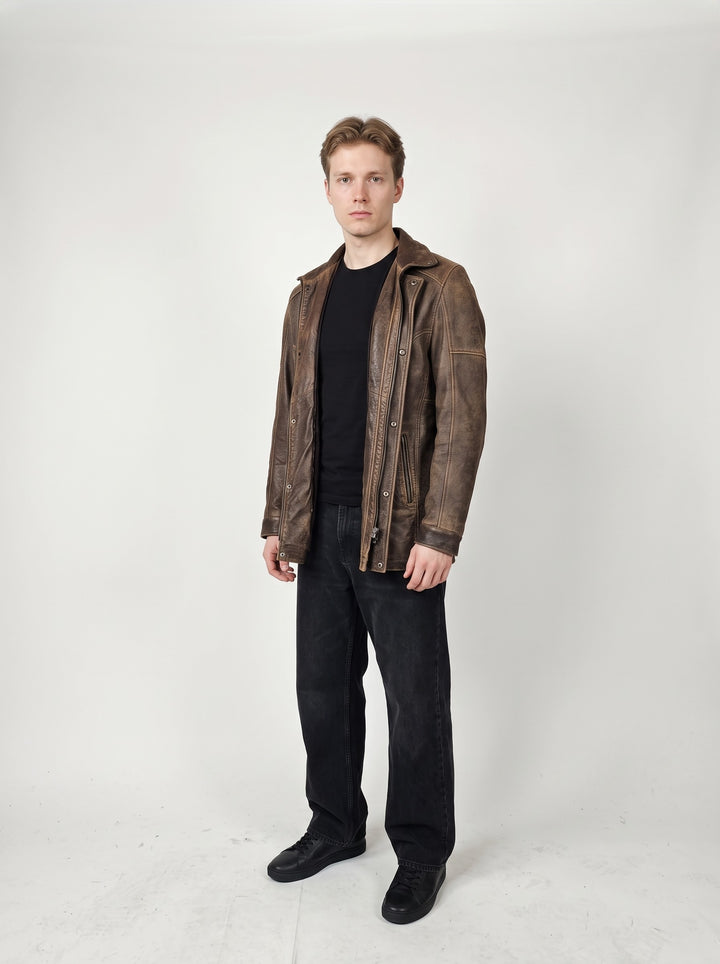 Winter Gomez, 80 cm. - Lamb Crackle - Man - Brun