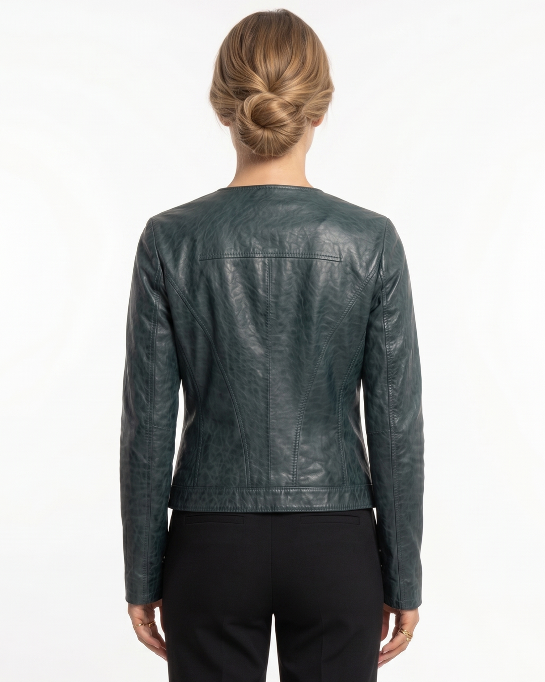 Chantel Lamb Malli Leather - Women Copper Green