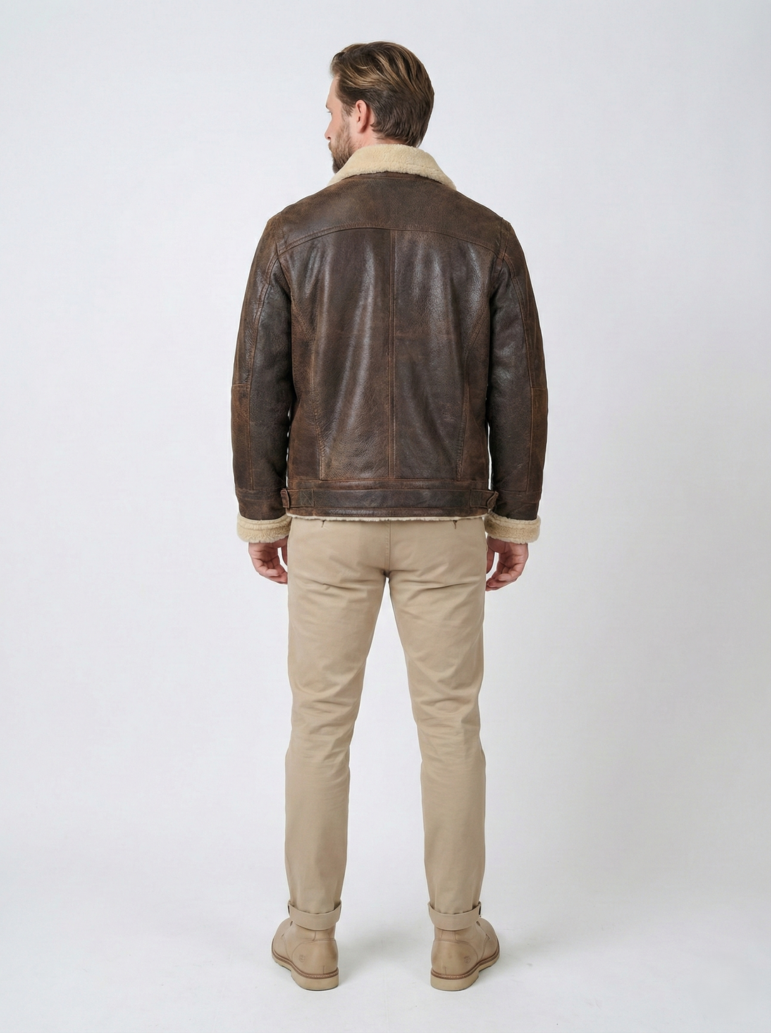 Biggles - Lamme Tornado Læder - Mand - Mellembrun