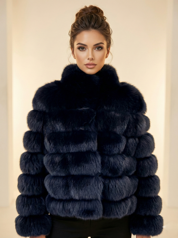 Virginia, 60 cm. - Blue Fox - Damen - Schwarz.