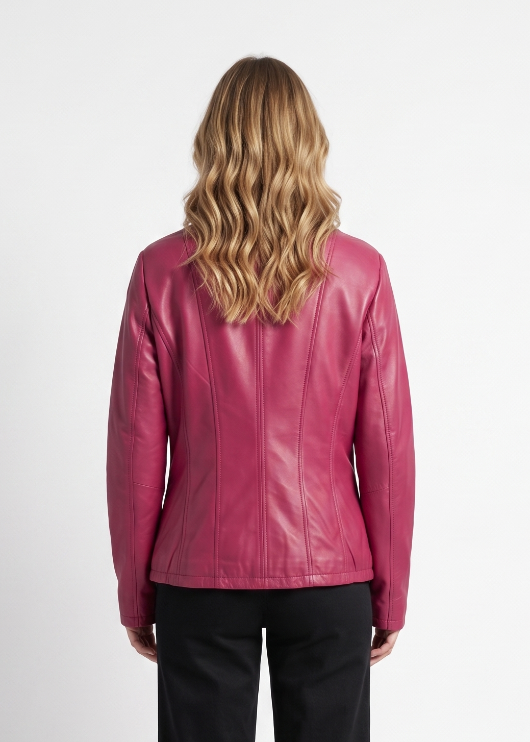 Alize, 60 cm. Lamb Malli Leather - Women Magneta