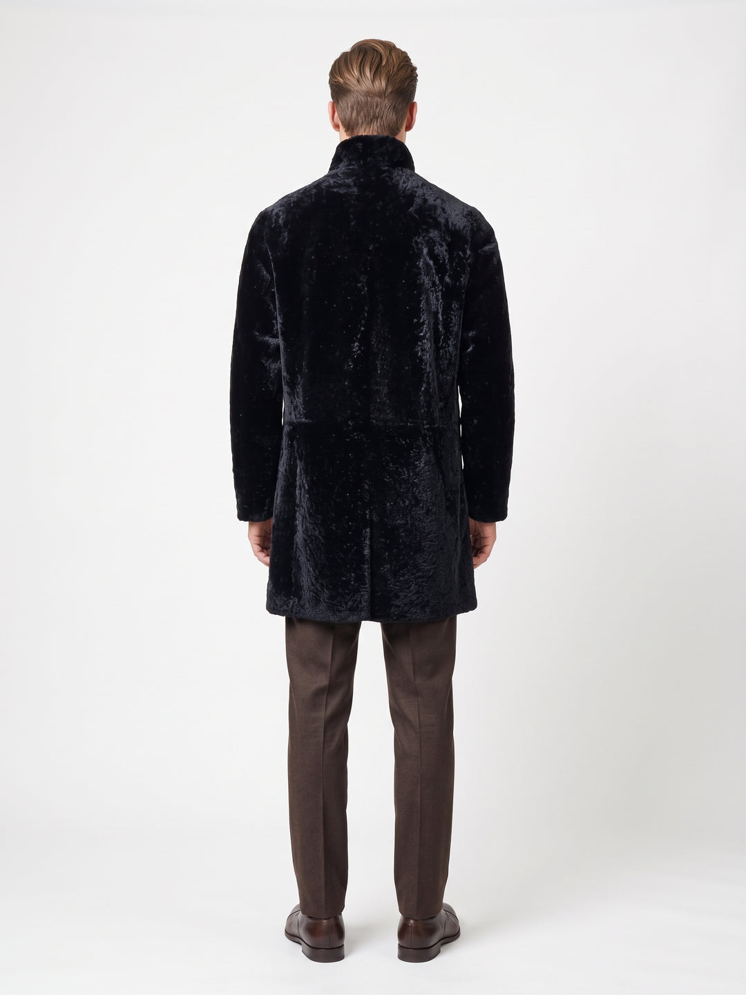 Jallel, 100 cm. Wave Lamb - Man Black