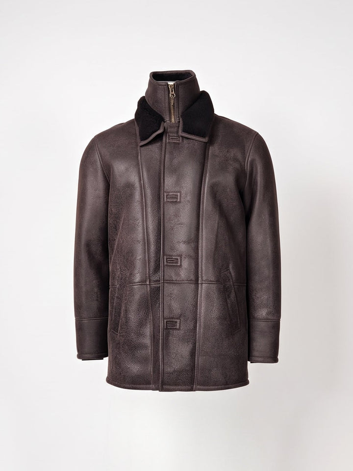 Owen, 85 cm. Nappa Lamb Crack - Man Brown