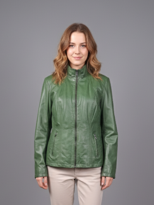 P 14-02 - Comfort - Lamb Glove Leather - Femmes - Green de pomme