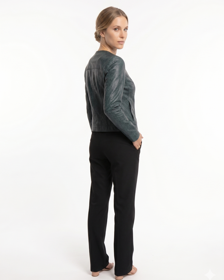 Chantel Lamb Malli Leather - Women Copper Green